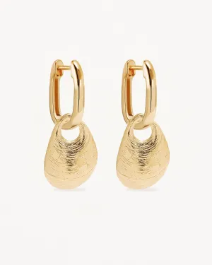 18k Gold Vermeil Beneath the Sea Hoops Bycharlotte