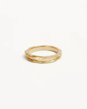 18k Gold Vermeil Beneath the Sea Ring Bycharlotte
