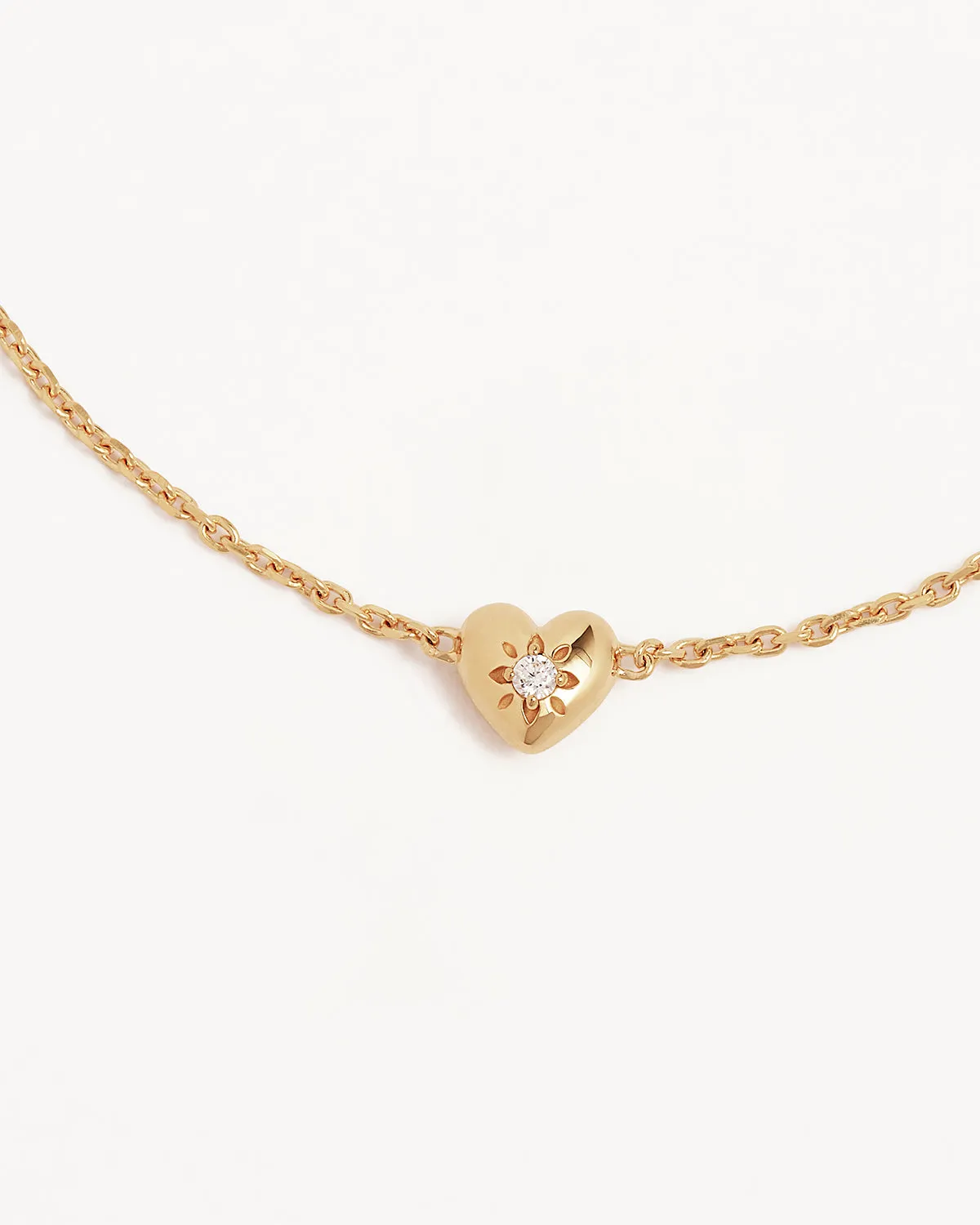 18k Gold Vermeil Blooming Hearts Bracelet Bycharlotte