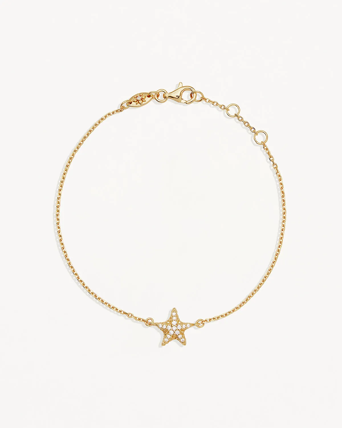 18k Gold Vermeil By the Sea Starfish Bracelet Bycharlotte