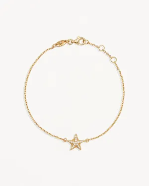 18k Gold Vermeil By the Sea Starfish Bracelet Bycharlotte