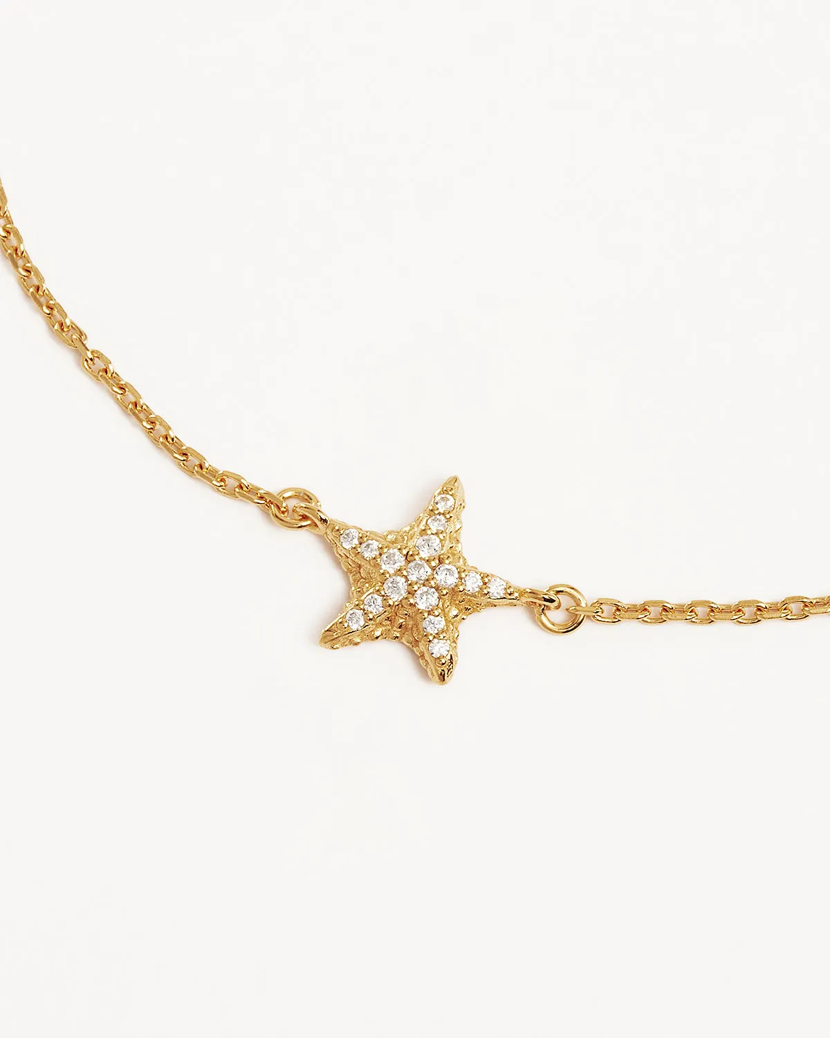 18k Gold Vermeil By the Sea Starfish Bracelet Bycharlotte