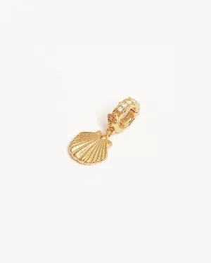 18k Gold Vermeil By the Shore Shell Pendant Bycharlotte