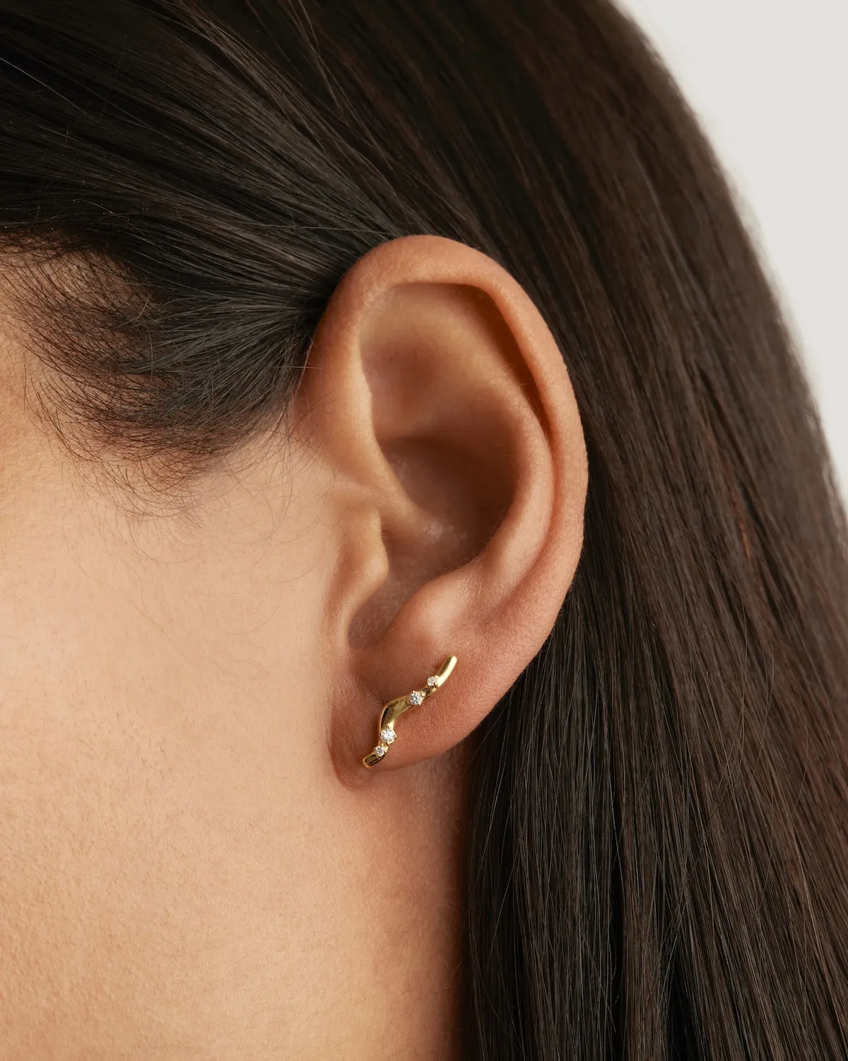 18k Gold Vermeil Chasing Tides Earrings Bycharlotte