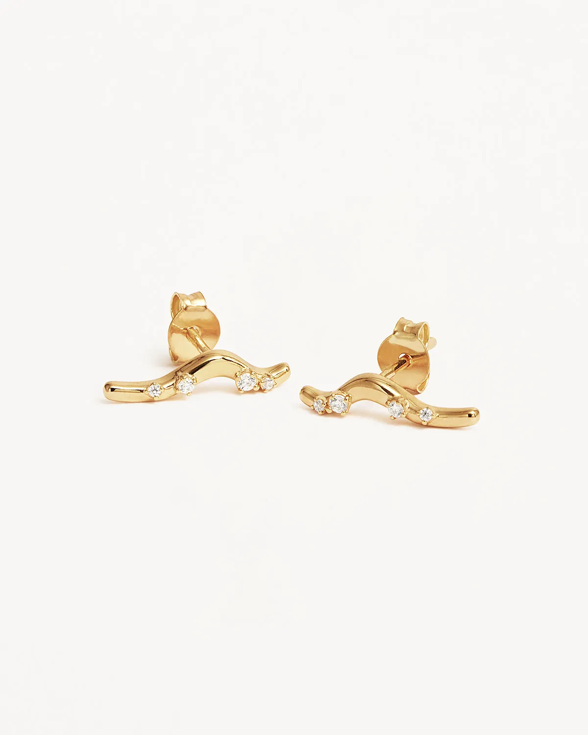 18k Gold Vermeil Chasing Tides Earrings Bycharlotte