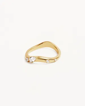 18k Gold Vermeil Chasing Tides Ring Bycharlotte