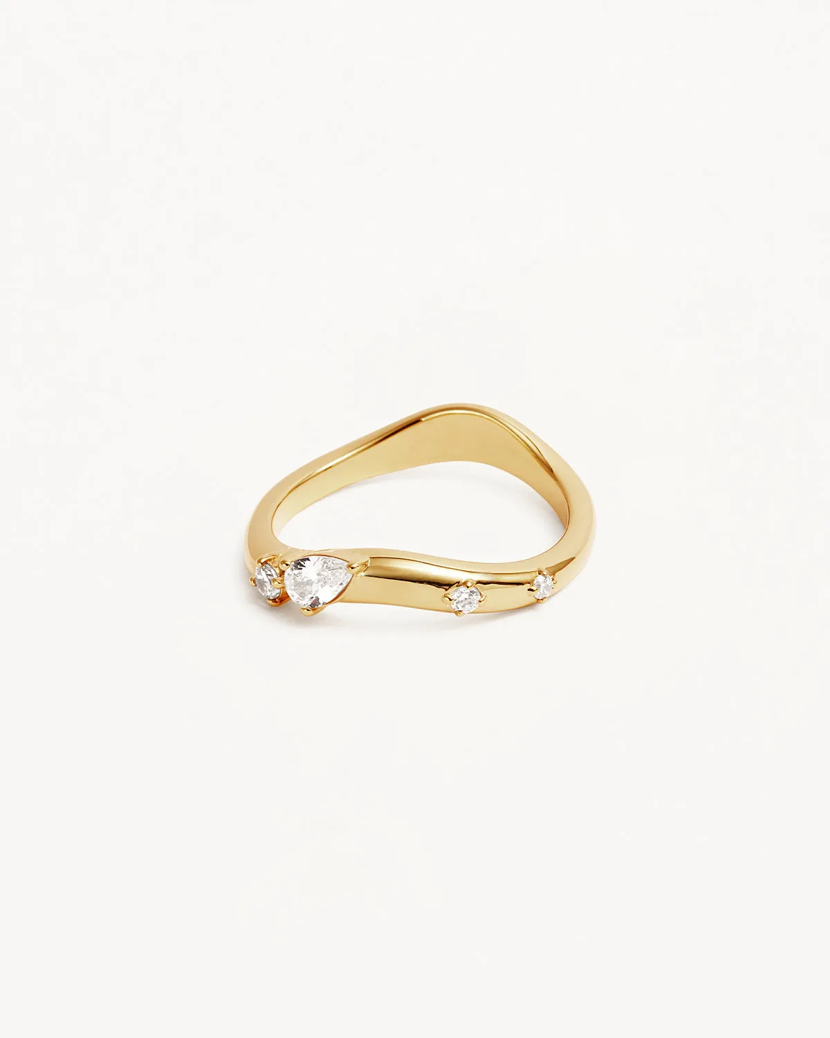 18k Gold Vermeil Chasing Tides Ring Bycharlotte