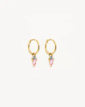 18k Gold Vermeil Cherished Connections Hoops Bycharlotte