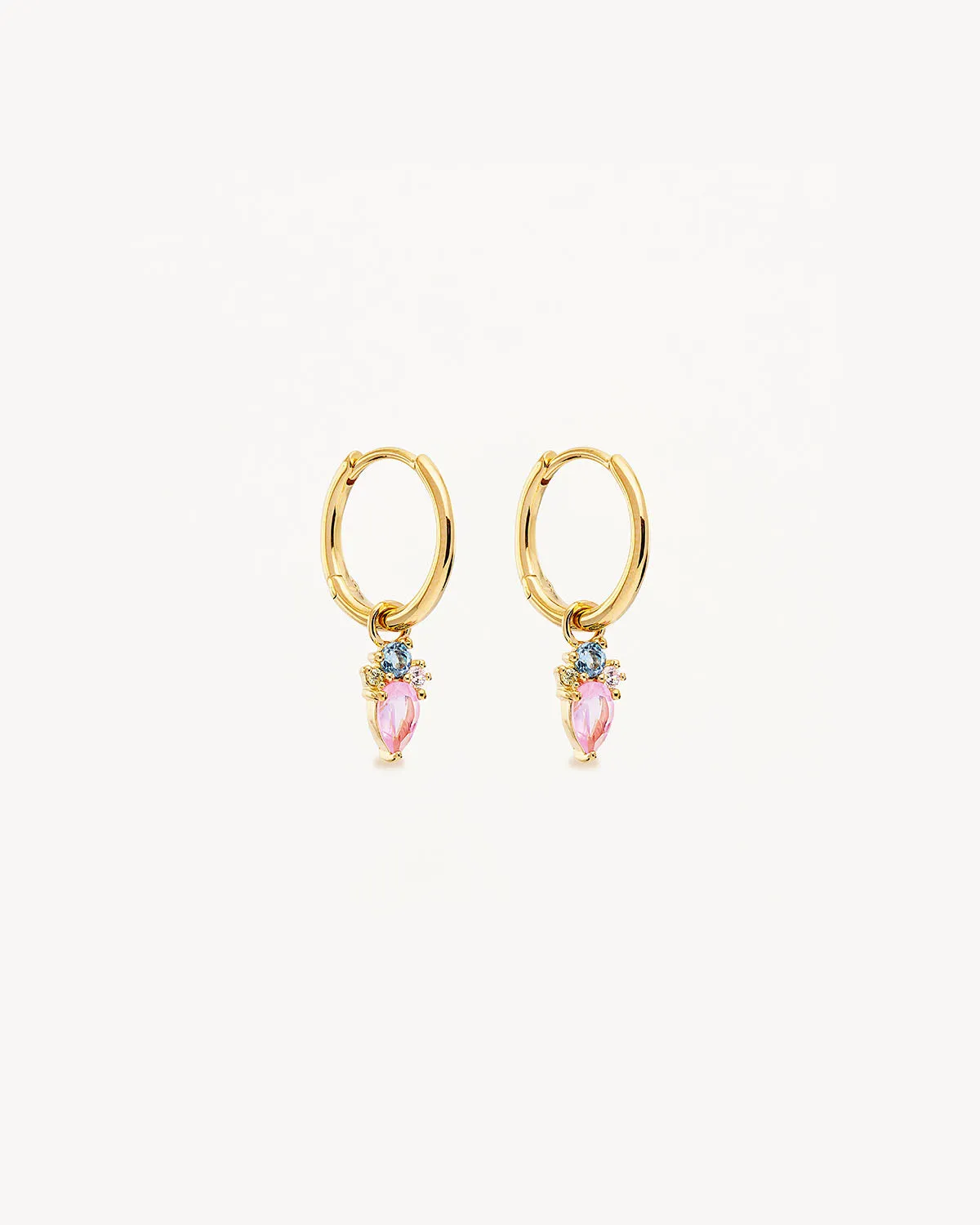 18k Gold Vermeil Cherished Connections Hoops Bycharlotte