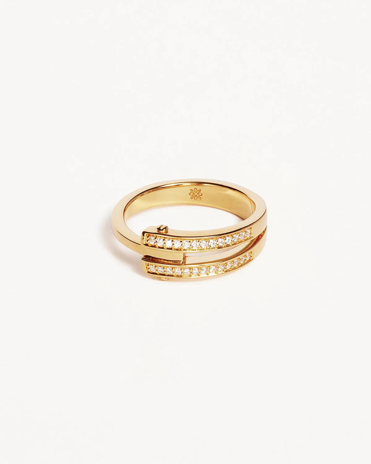 18k Gold Vermeil Connect Deeply Ring Bycharlotte