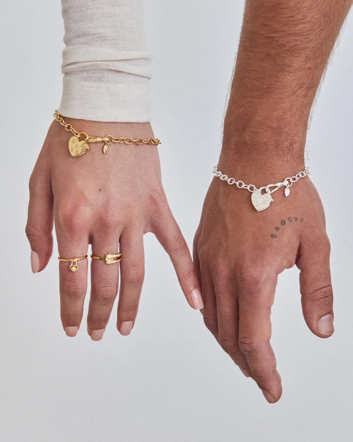 18k Gold Vermeil Connect Deeply Ring Bycharlotte