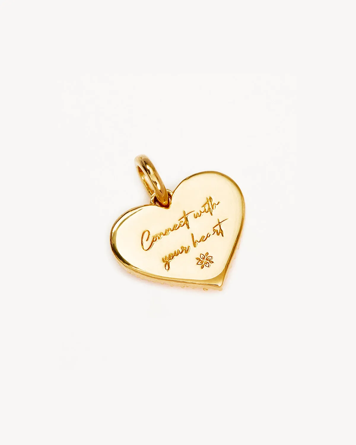 18k Gold Vermeil Connect With Your Heart Annex Link Pendant Bycharlotte