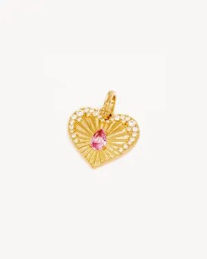 18k Gold Vermeil Connect With Your Heart Annex Link Pendant Bycharlotte