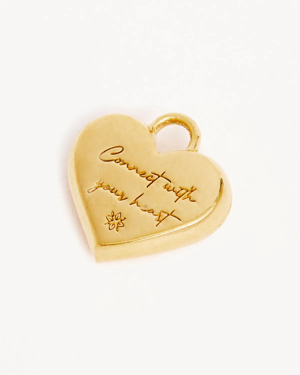 18k Gold Vermeil Connect With Your Heart Hoops Bycharlotte