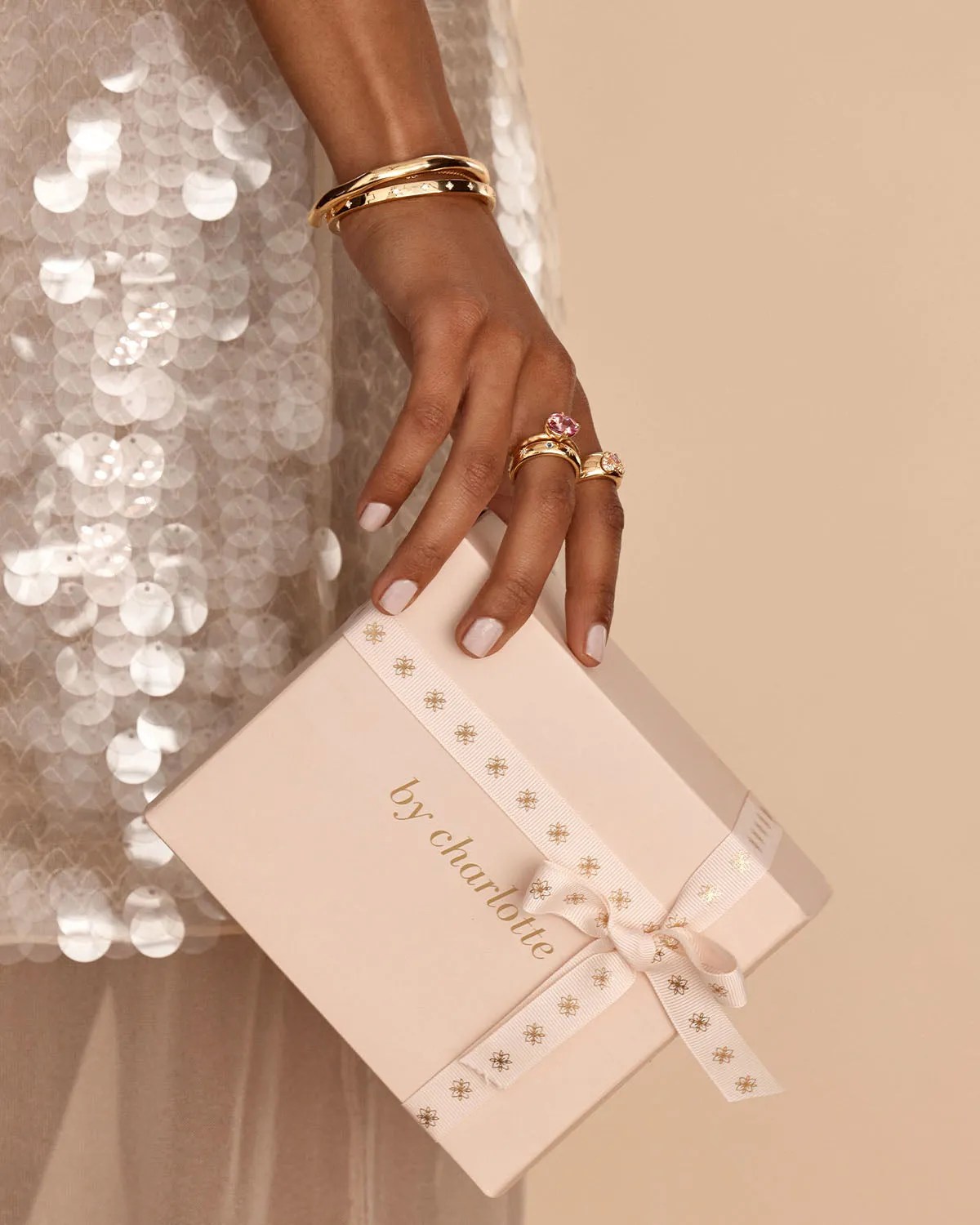 18k Gold Vermeil Connect With Your Heart Ring Bycharlotte