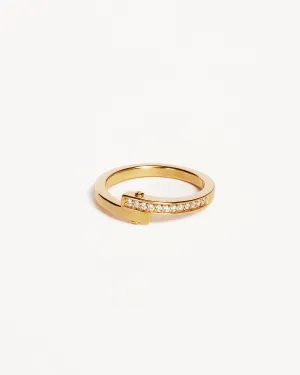 18k Gold Vermeil Connection Ring Bycharlotte