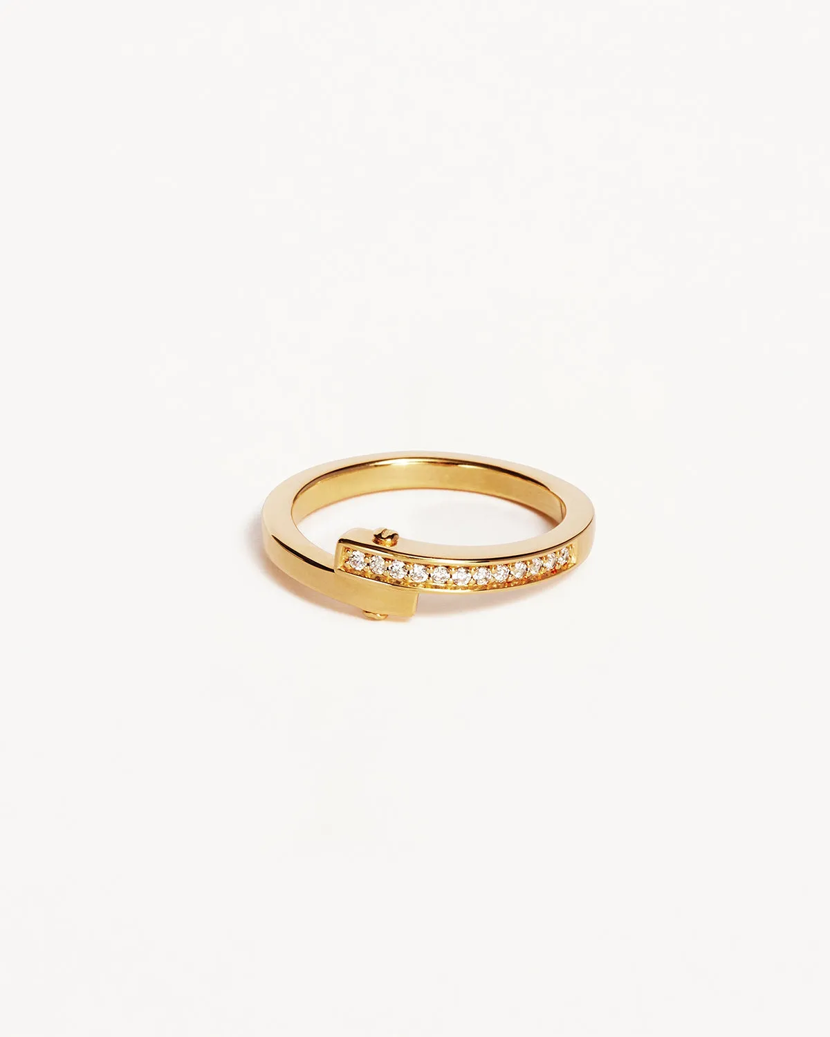 18k Gold Vermeil Connection Ring Bycharlotte