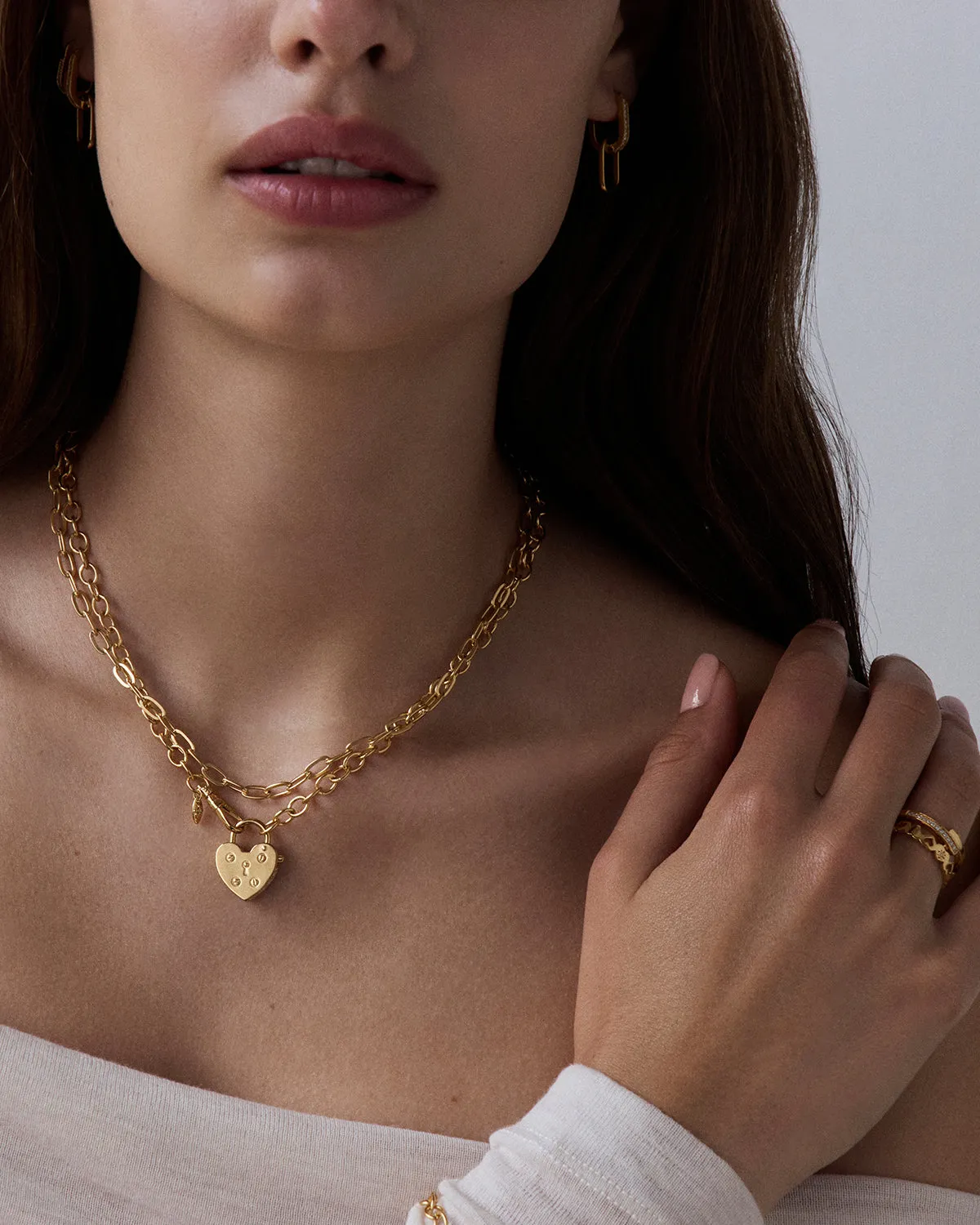 18k Gold Vermeil Connection Ring Bycharlotte