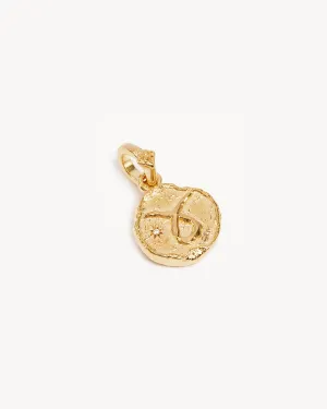 18k Gold Vermeil Cosmic Love Zodiac Annex Link Pendant - Taurus Bycharlotte