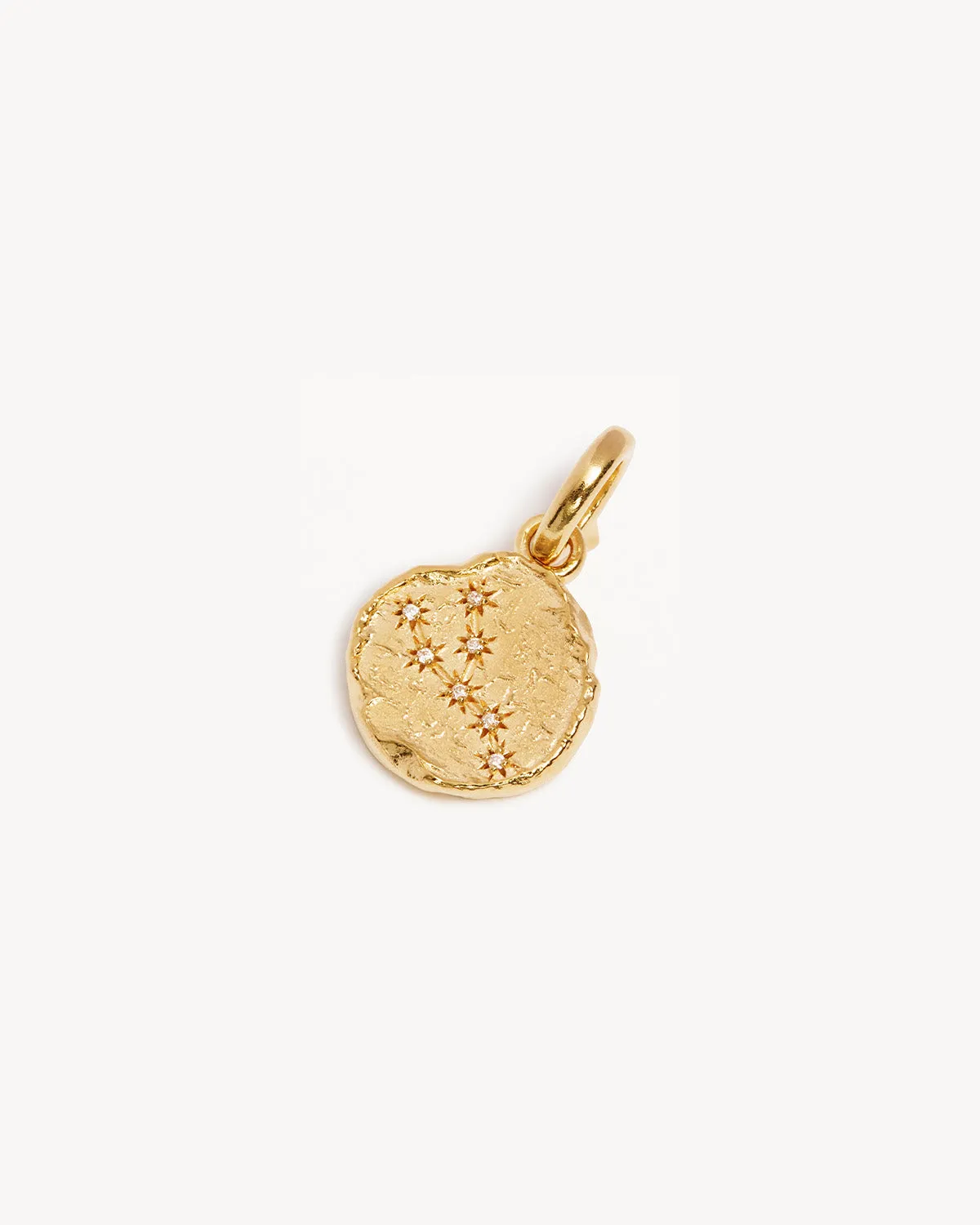 18k Gold Vermeil Cosmic Love Zodiac Annex Link Pendant - Taurus Bycharlotte