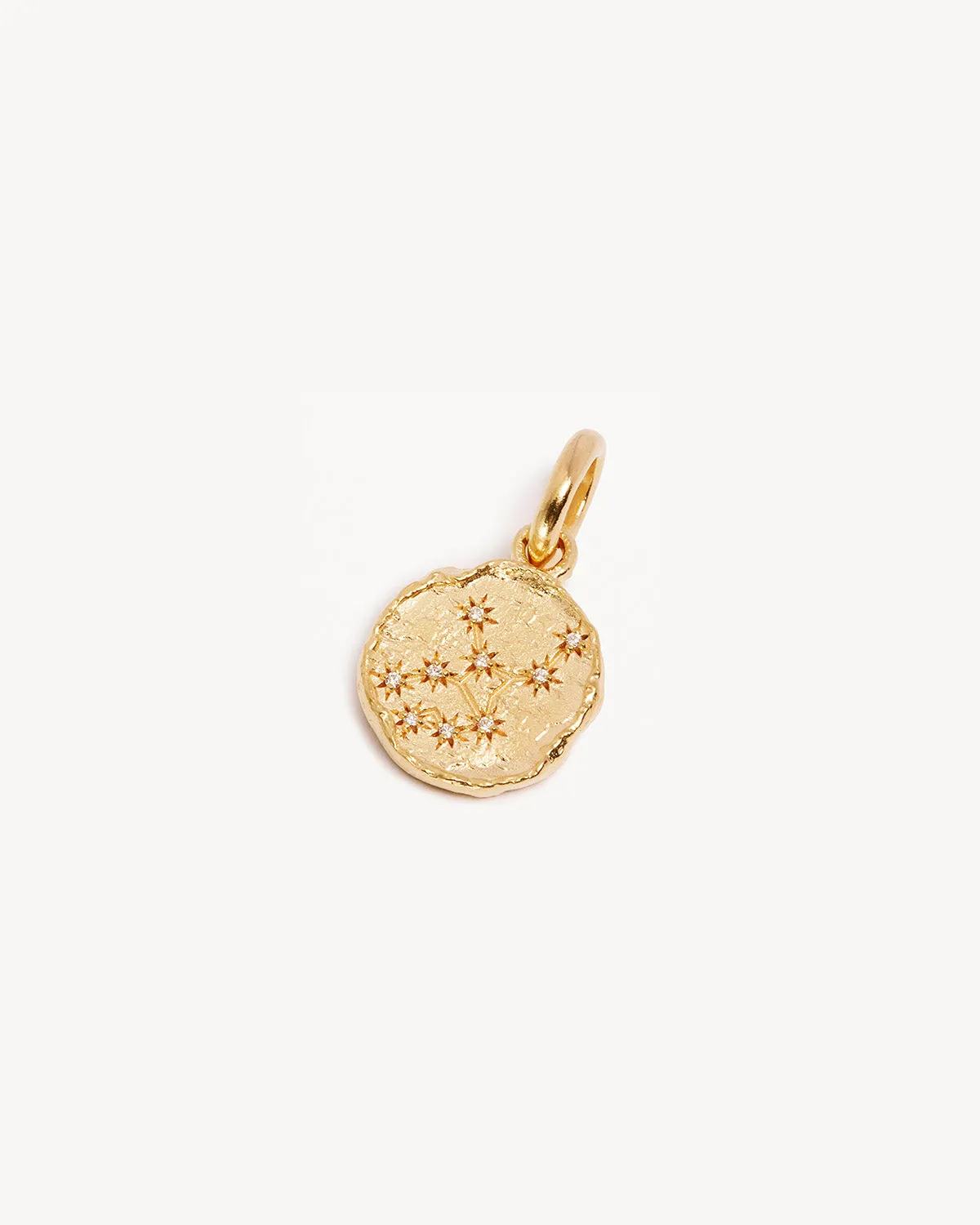 18k Gold Vermeil Cosmic Love Zodiac Annex Link Pendant - Virgo Bycharlotte