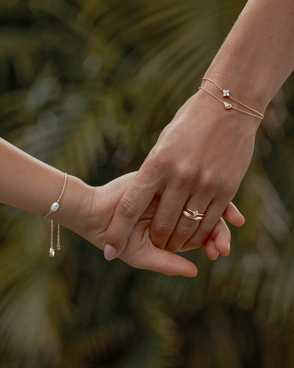18k Gold Vermeil Crystal Bloom Bracelet Bycharlotte