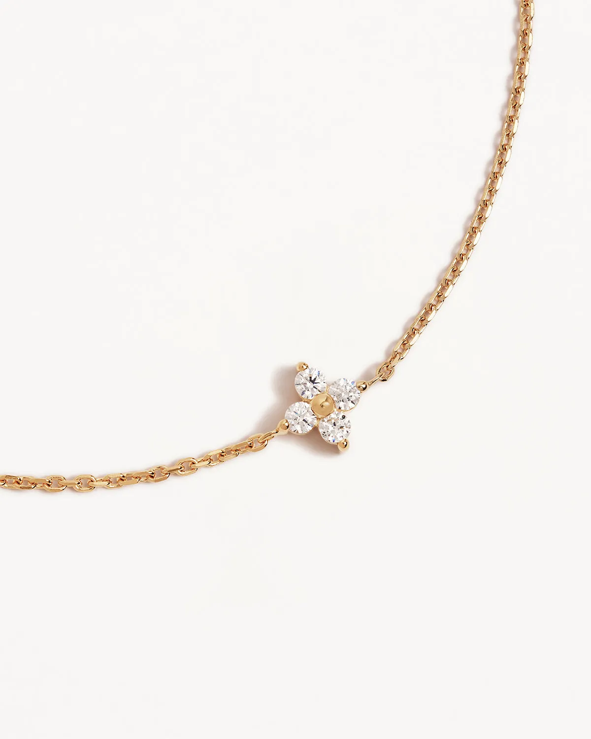 18k Gold Vermeil Crystal Bloom Bracelet Bycharlotte