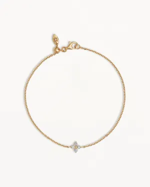 18k Gold Vermeil Crystal Bloom Bracelet Bycharlotte