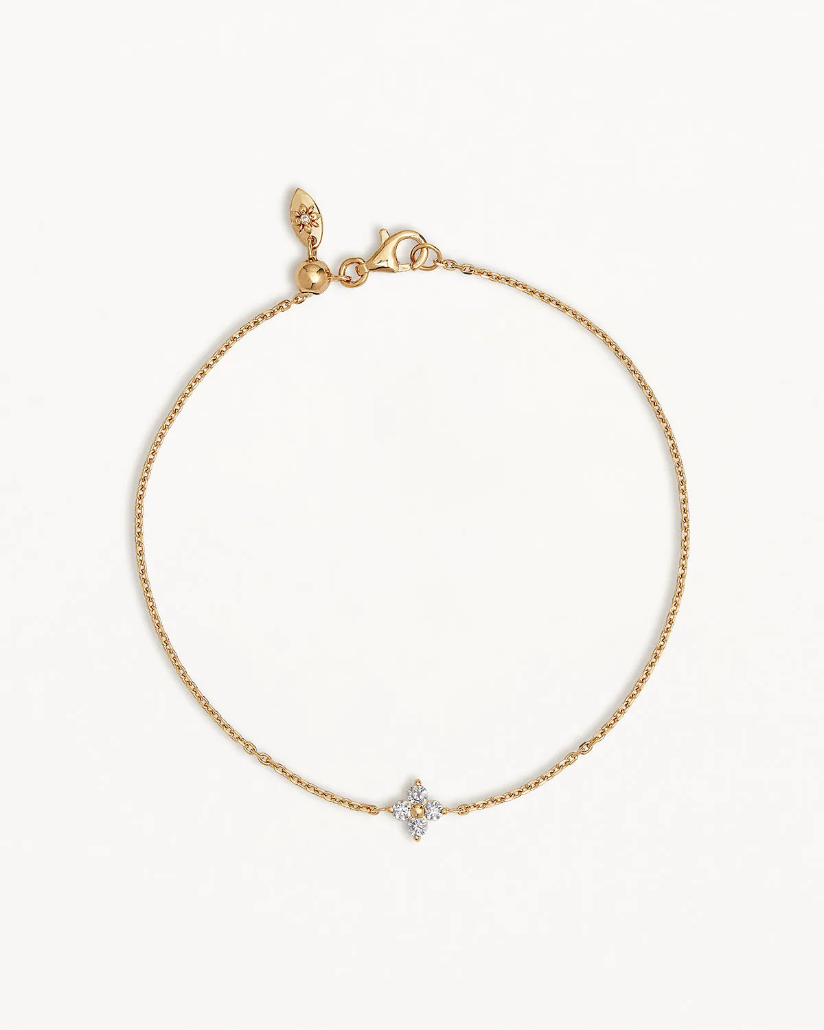18k Gold Vermeil Crystal Bloom Bracelet Bycharlotte