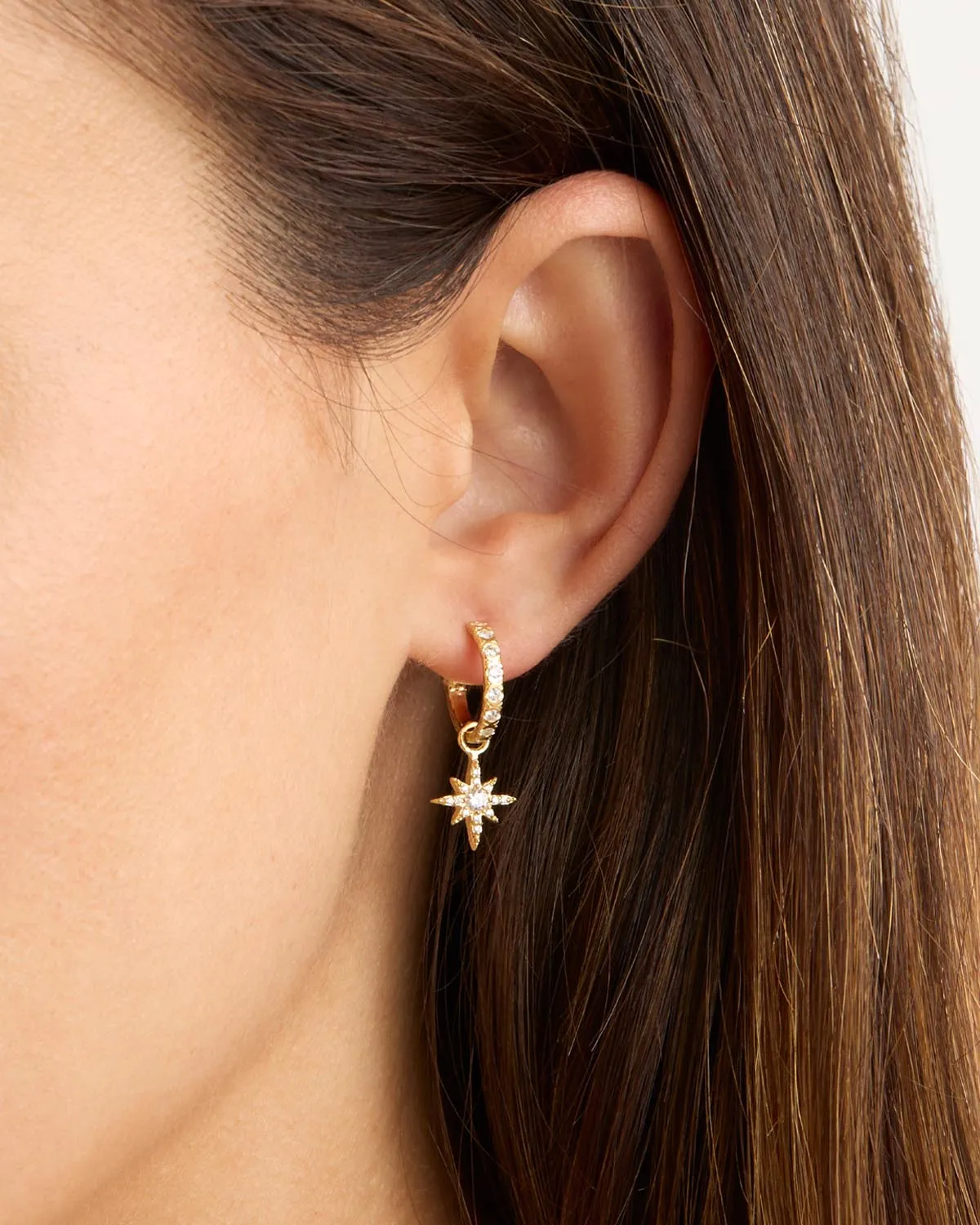 18k Gold Vermeil Dancing In Starlight Hoops Bycharlotte