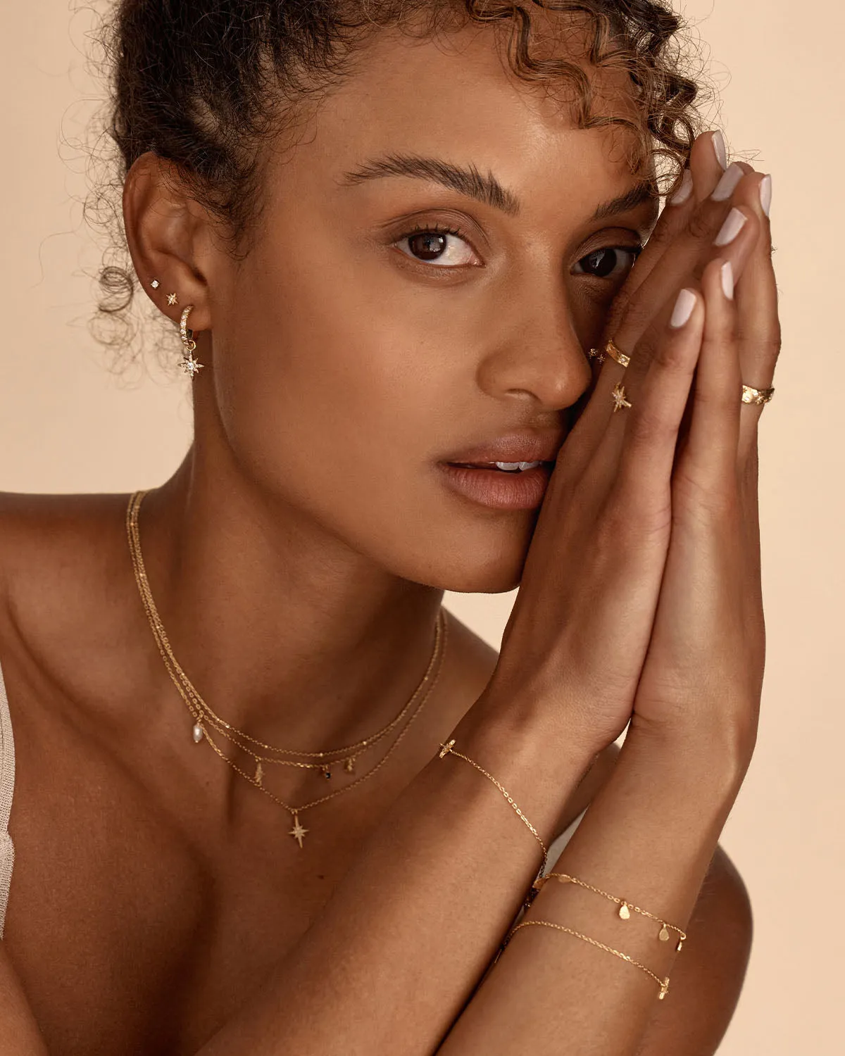 18k Gold Vermeil Dancing In Starlight Hoops Bycharlotte