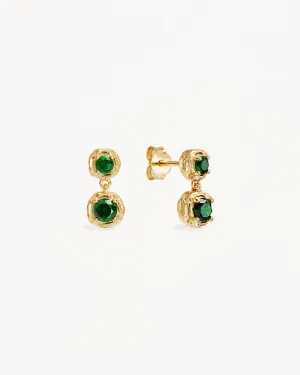18k Gold Vermeil Depth of You Drop Earrings Bycharlotte