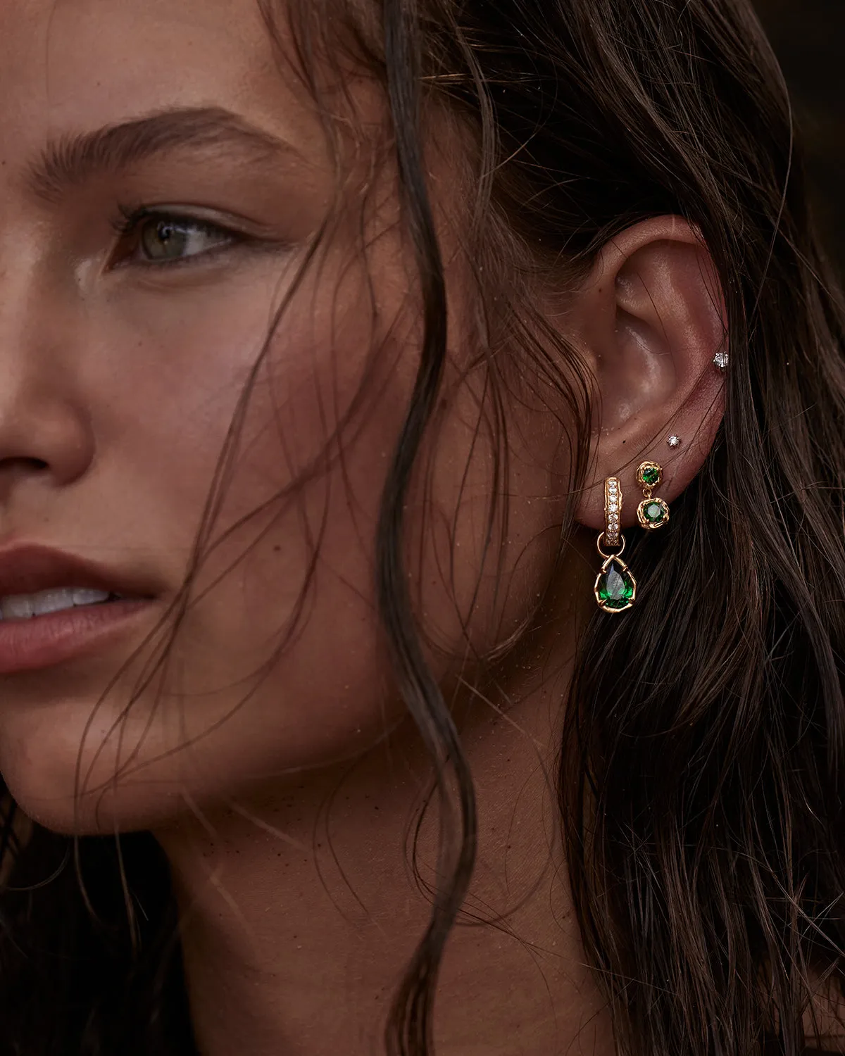 18k Gold Vermeil Depth of You Drop Earrings Bycharlotte