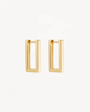 18k Gold Vermeil Devotion Hoops Bycharlotte