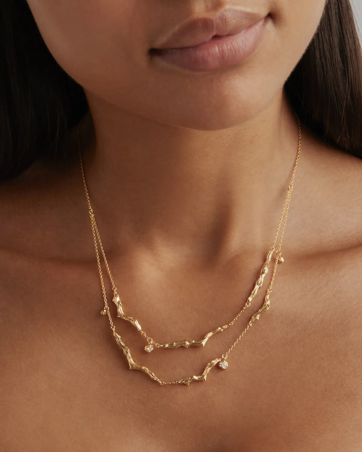 18k Gold Vermeil Drift Layered Choker Bycharlotte