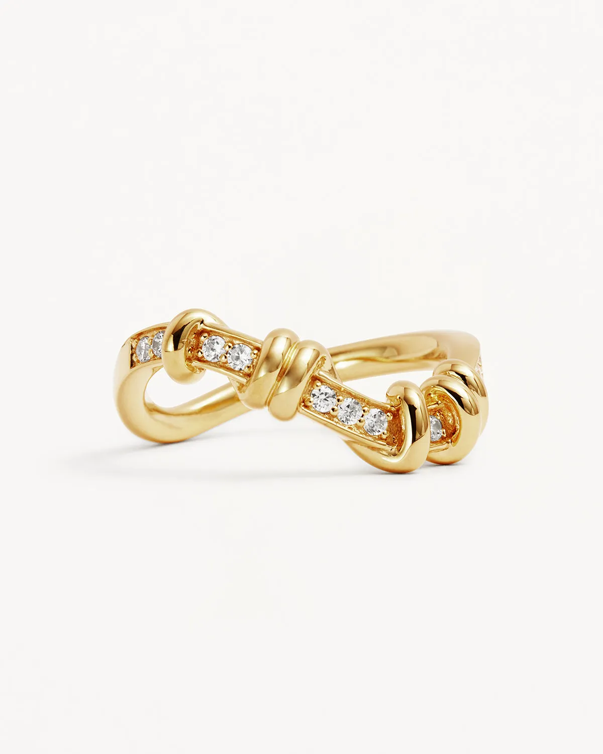 18k Gold Vermeil Embrace Stillness Ring Bycharlotte