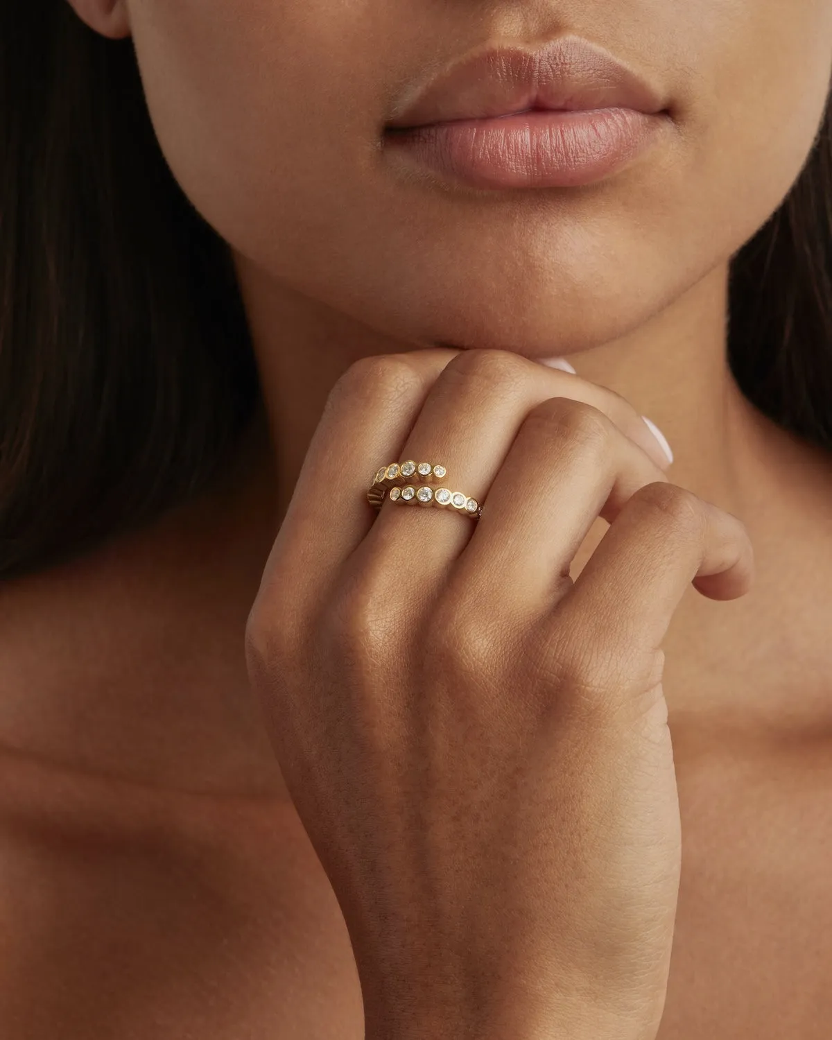 18k Gold Vermeil Endless Tides Ring Bycharlotte