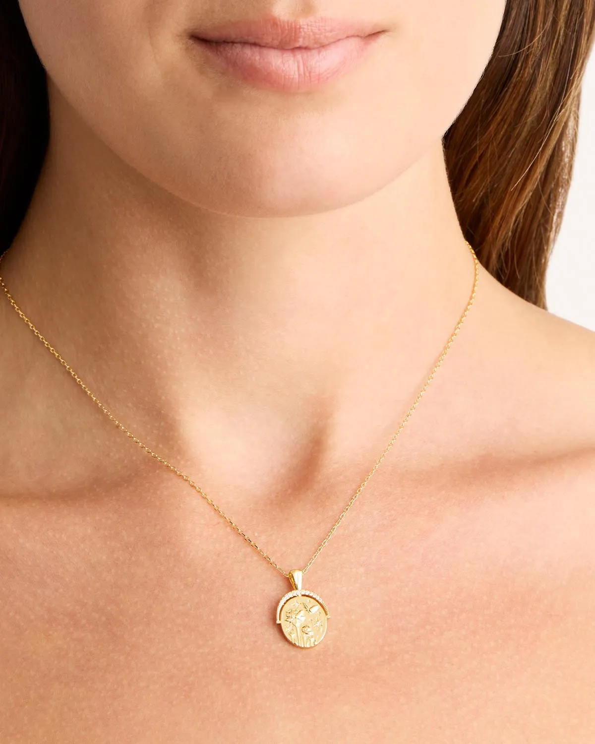 18k Gold Vermeil Everything You Are Is Enough Small Necklace Bycharlotte