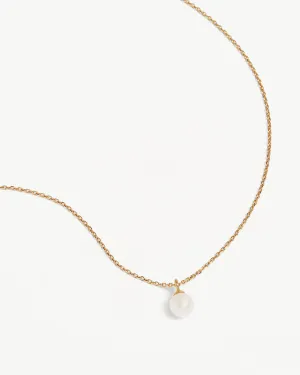 18k Gold Vermeil Floating On Air Pearl Necklace Bycharlotte