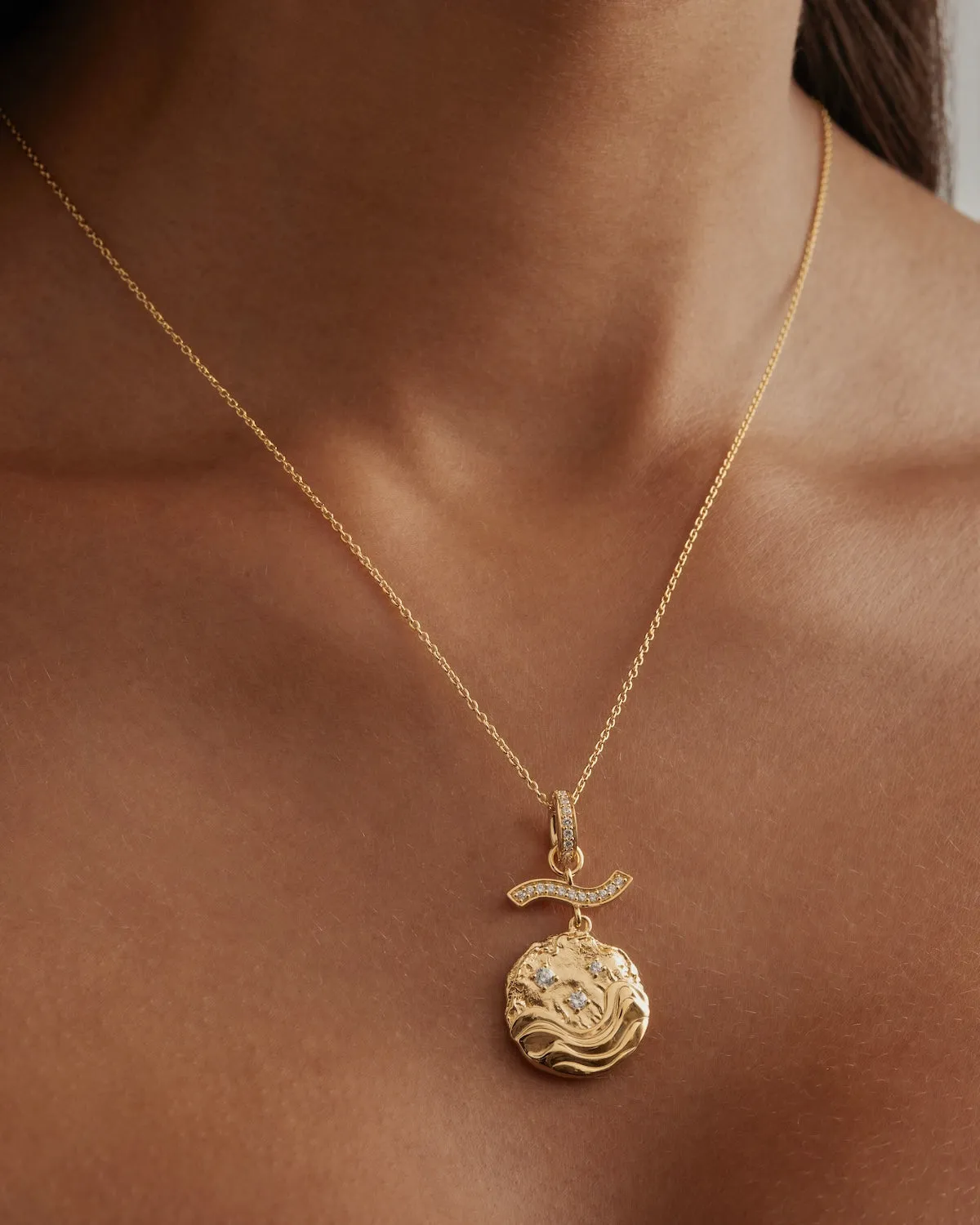 18k Gold Vermeil Flow of Life Necklace Bycharlotte