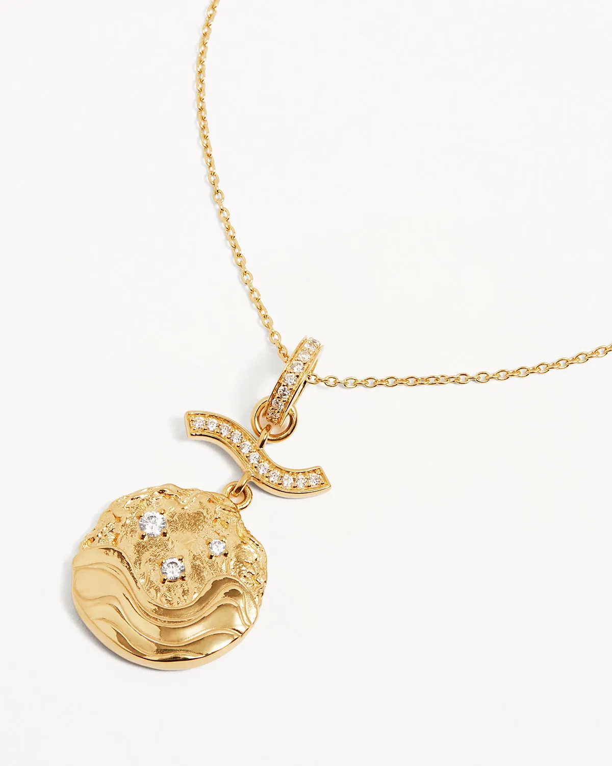 18k Gold Vermeil Flow of Life Necklace Bycharlotte