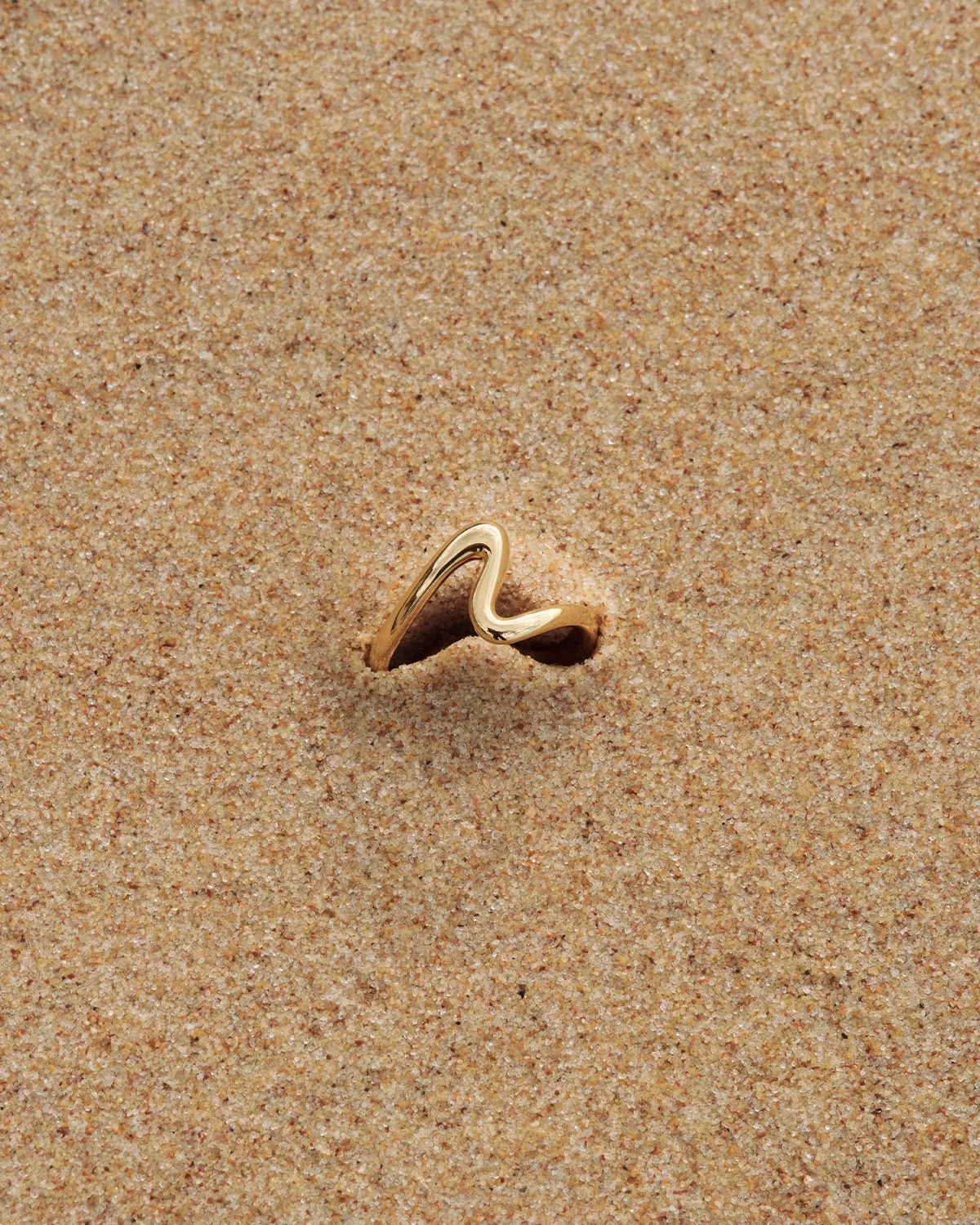 18k Gold Vermeil Flow of Life Ring Bycharlotte