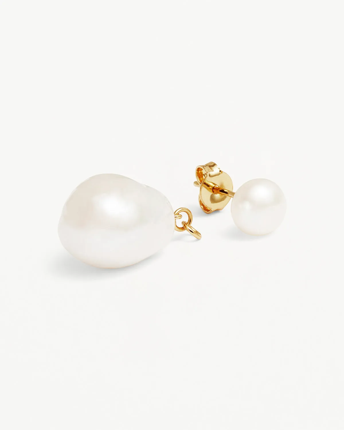 18k Gold Vermeil Forever Moments Pearl Drop Earrings Bycharlotte