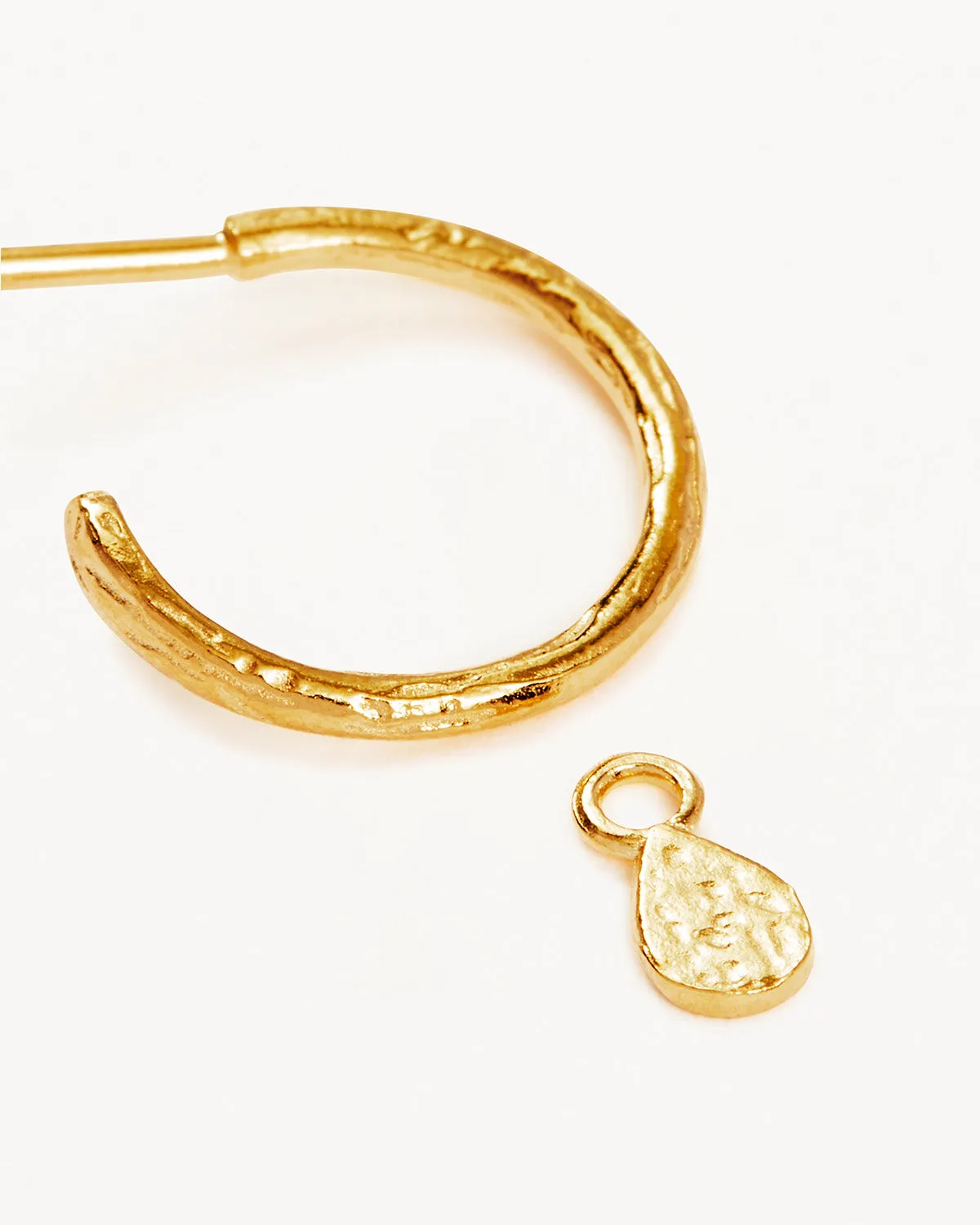 18k Gold Vermeil Grace Hoops Bycharlotte