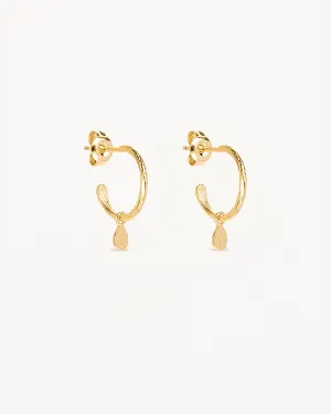 18k Gold Vermeil Grace Hoops Bycharlotte