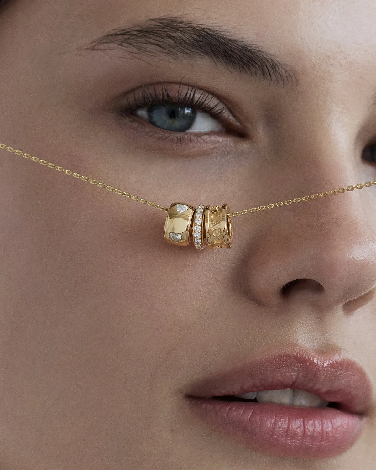 18k Gold Vermeil Halo Petal Charm Bycharlotte