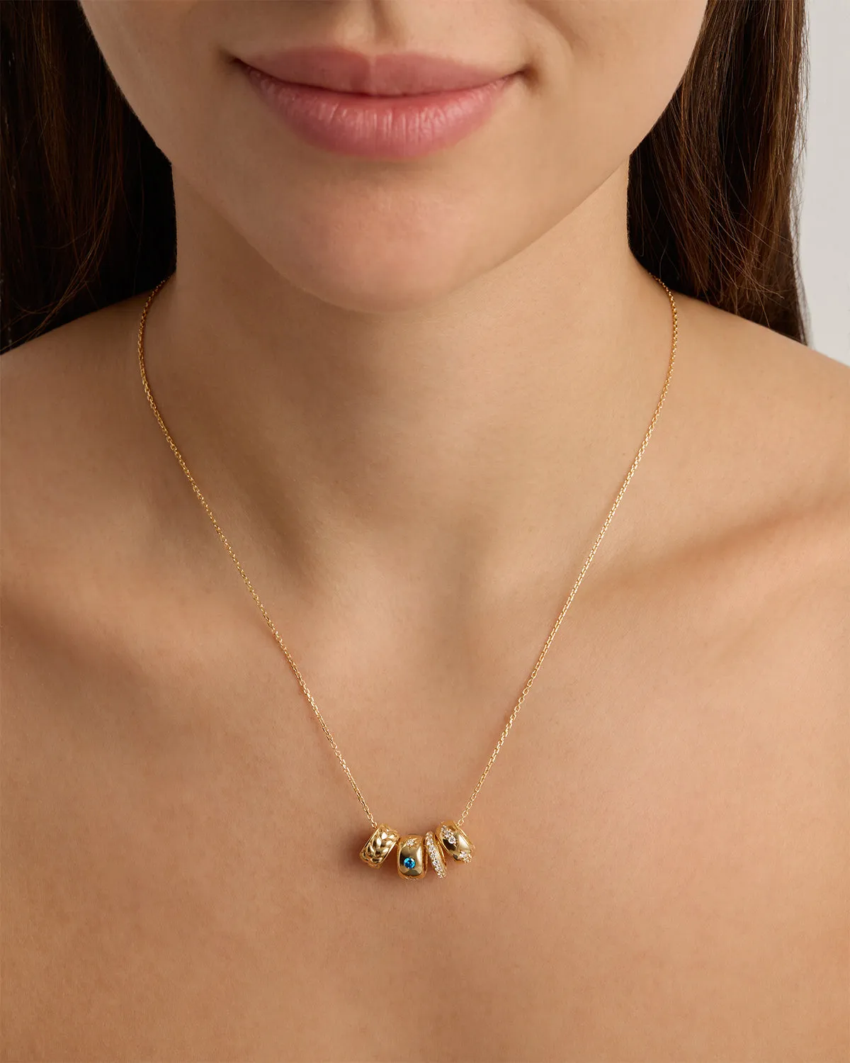 18k Gold Vermeil Halo Petal Charm Bycharlotte