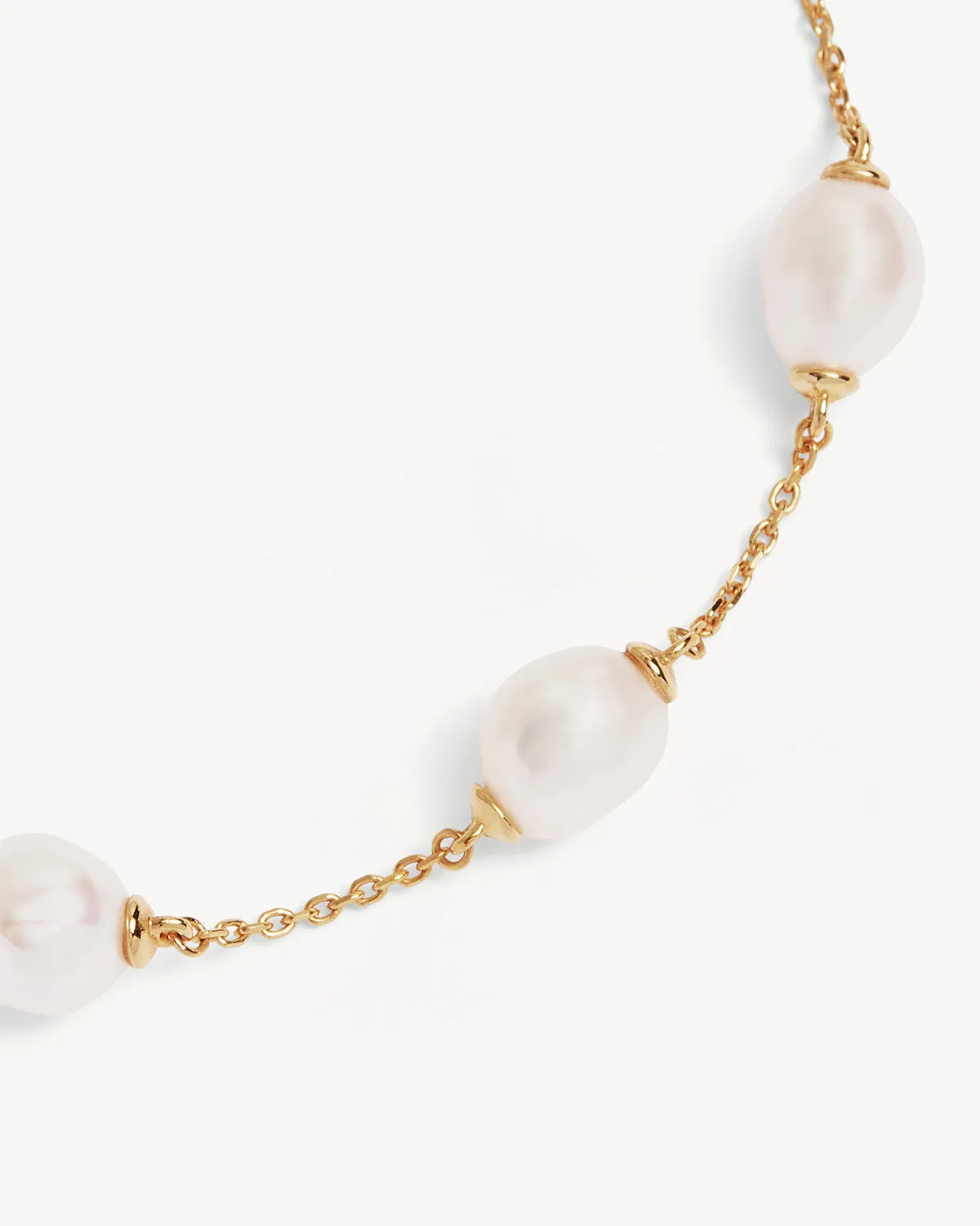 18k Gold Vermeil Harmony Pearl Bracelet Bycharlotte