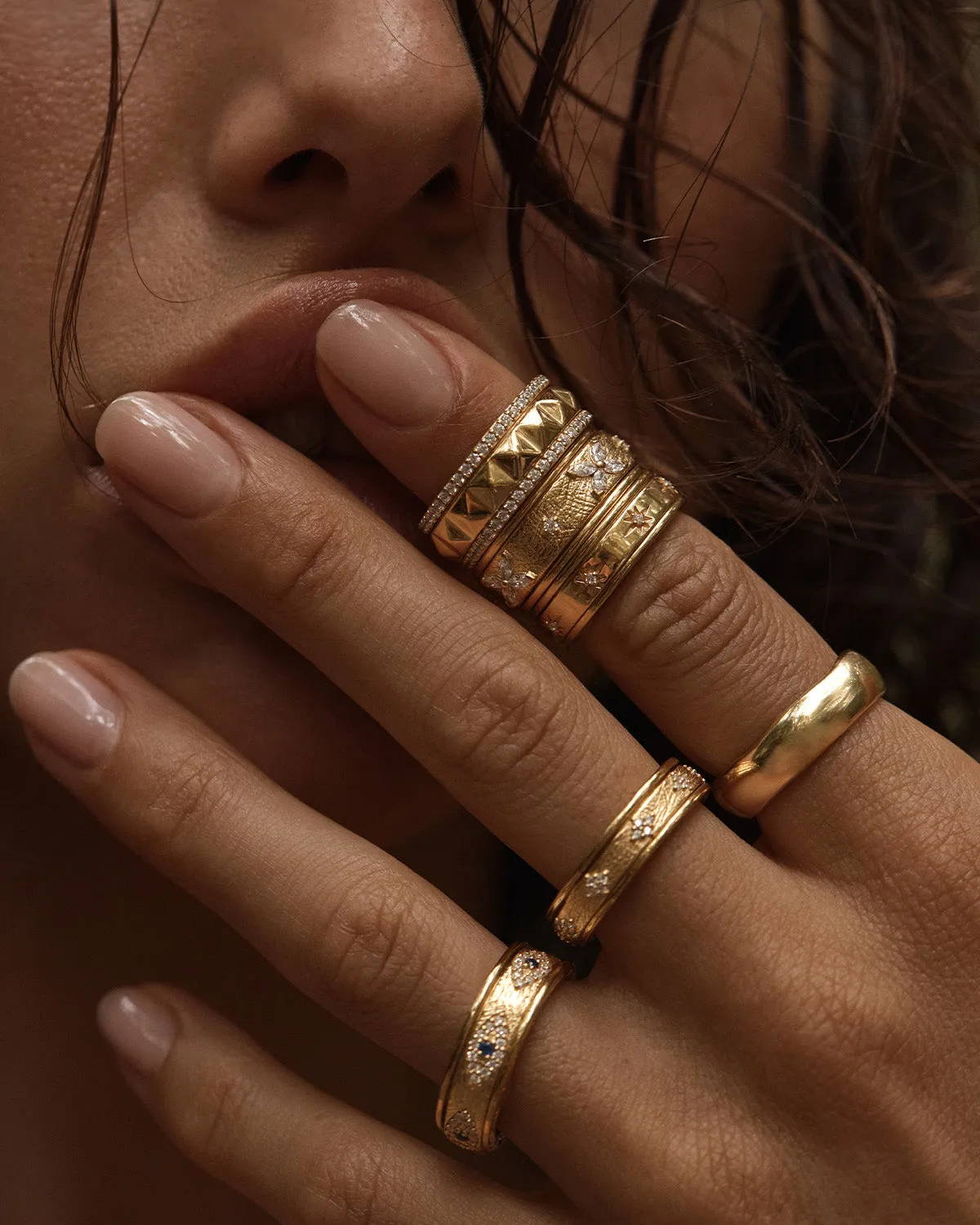 18k Gold Vermeil I Am Loved Spinning Meditation Ring Bycharlotte