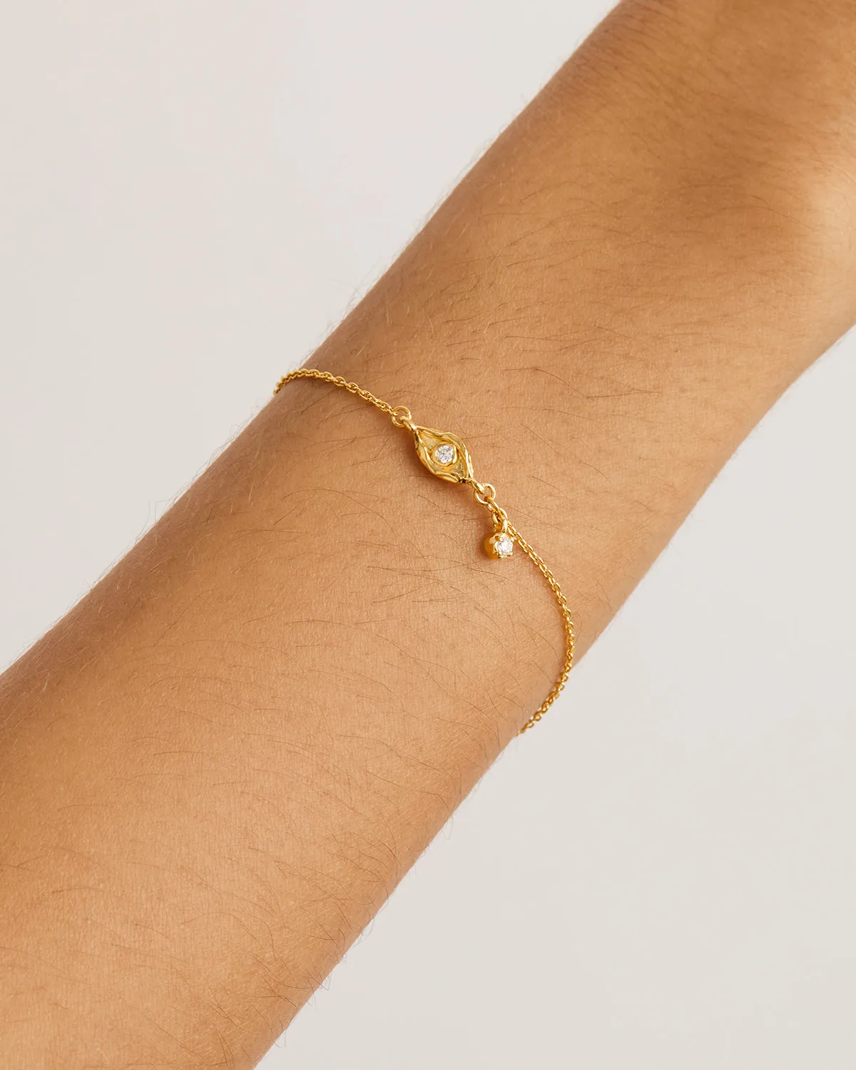 18k Gold Vermeil I am Protected Bracelet Bycharlotte